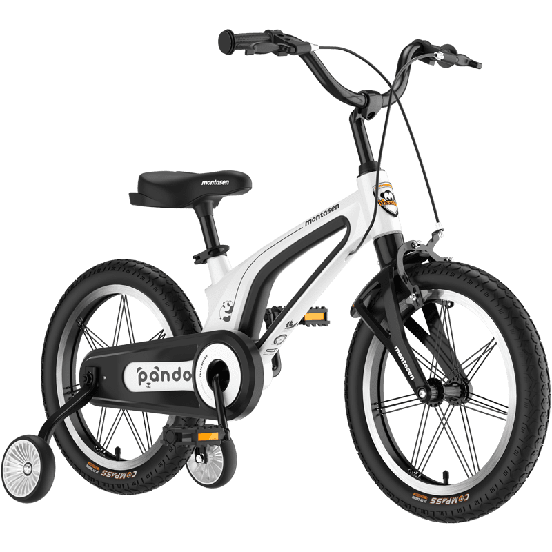 14" Kids Bike for Girls and Boys, Magnesium Alloy Frame with Auxiliary Wheel, Kids Single Speed Cruiser Bike.
