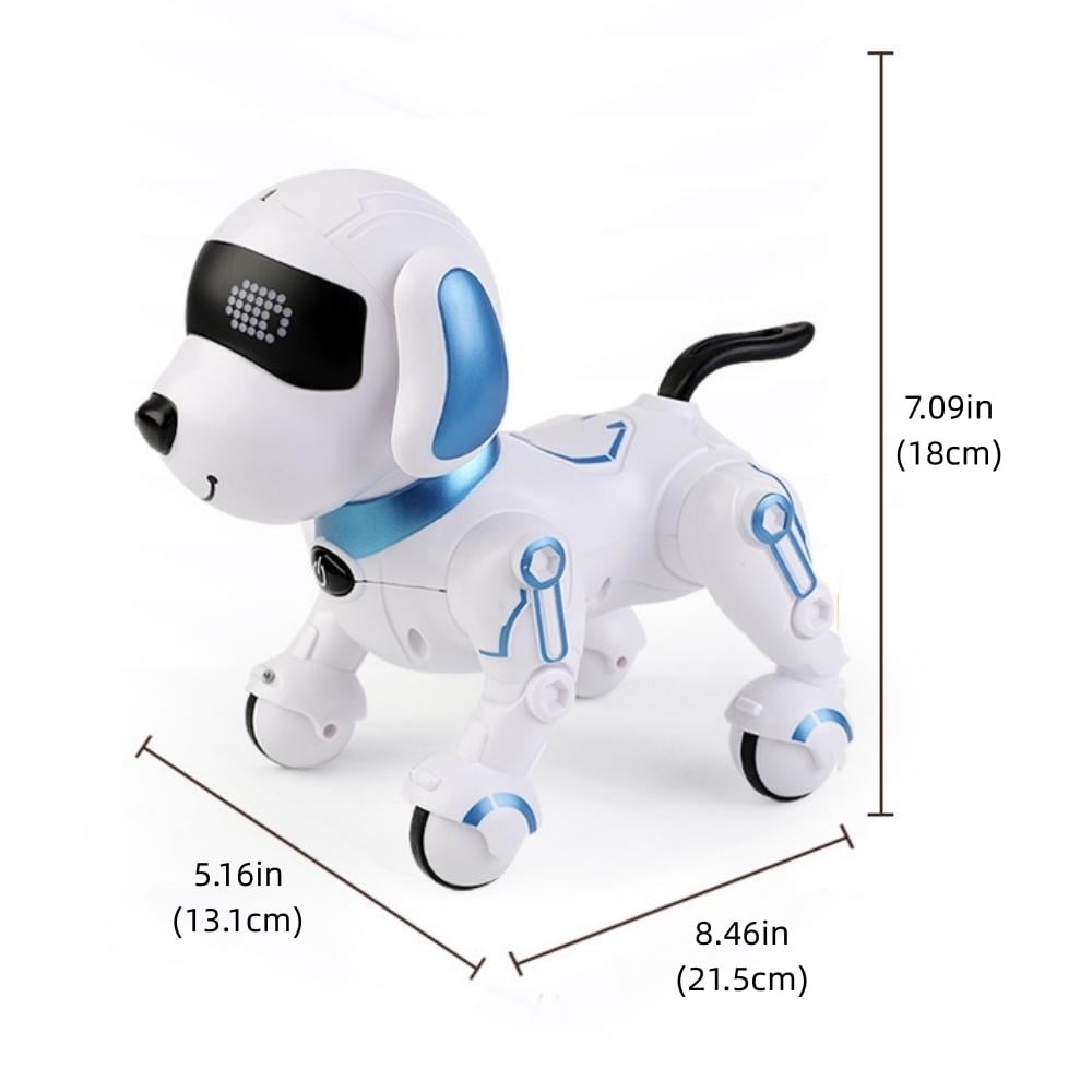 Interactive Remote Control Robot Dogs Toys for Kids, Programmable Dancing Handstand Robot Stunt Doggy Toy, Rc Dog, Gift for Girls & Boys Ages 2-10