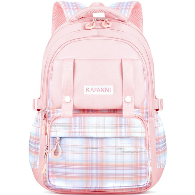Tyethy Girls Backpack School Backpack Cute College Bookbag, Middle High School Bags, Pink