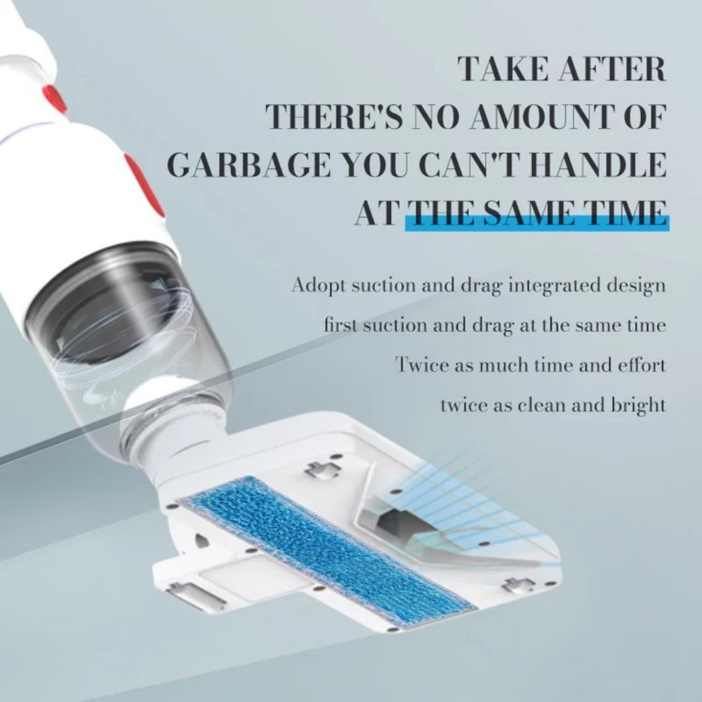 2 in 1Cordless Stick Vacuum Cleaner Wet And Dry 6000Pa High Power Vacuum Cleaner for Car Home Hard Floor Carpet Pet Hair
