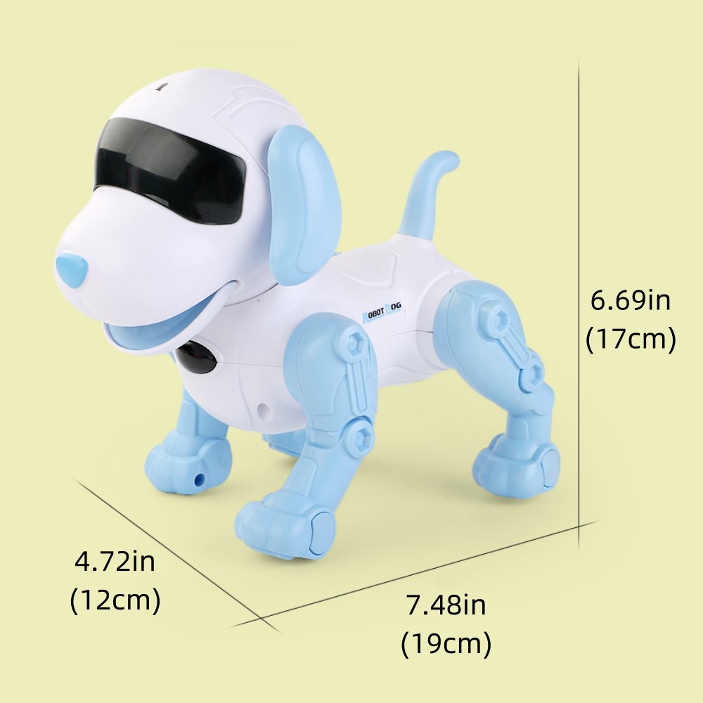 RC Robot Dog Toys for Kids Programming Singing Dancing Remote Control Robot Toys for Boys Girls Ages 3+