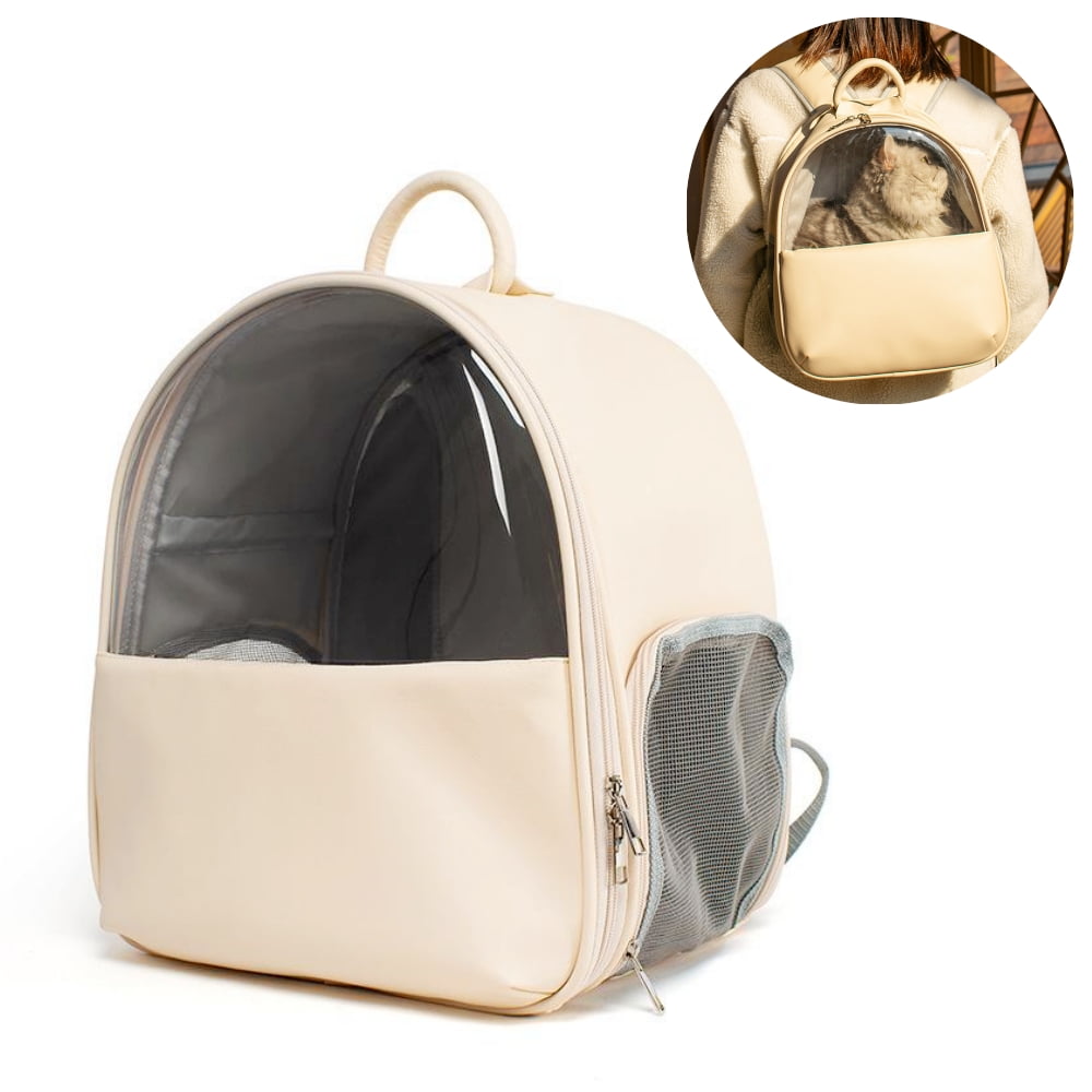 Pet Carrier Backpack, Bubble Bag Carrier for Small Cats Puppies Dogs Bunny, Cats and Puppies, Designed for Travel, Hiking, Walking & Outdoor Use, 11Lbs