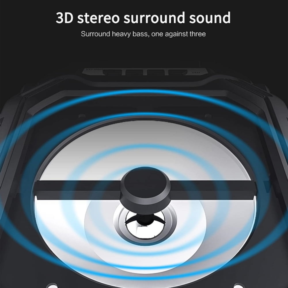 Karaoke Machine, Portable Bluetooth Karaoke Speaker for Adults Kids with Wired Microphone for Party/Birthday/Festivals