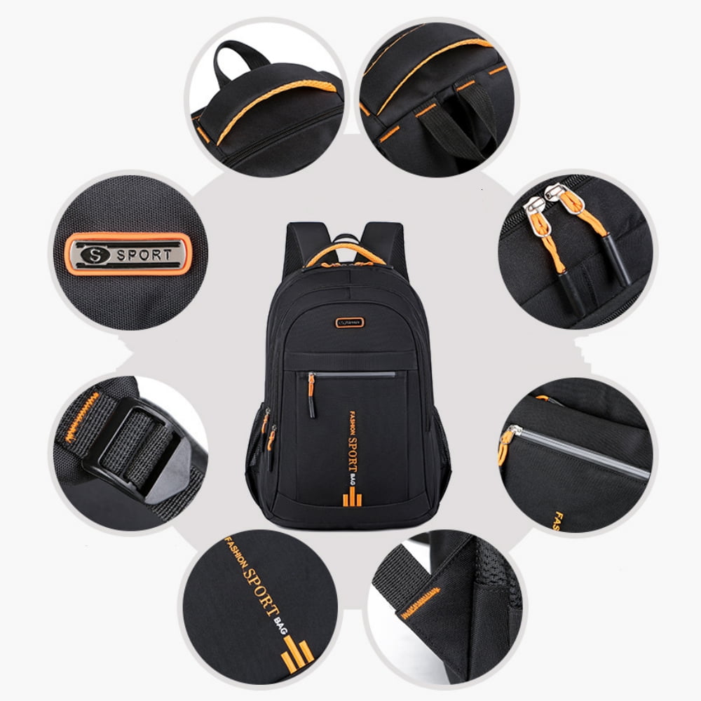 Tyethy Travel Laptop Backpack for Men Women, Slim Business Backpack College School Backpack Fit 15.6" Laptop, Black