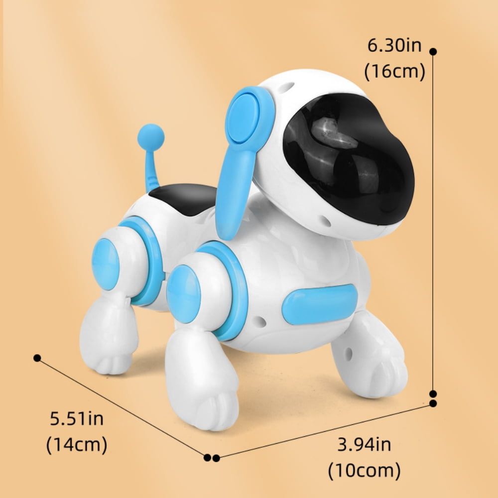 Tyethy Robot Dog Toy Interactive Pet Puppy Robotic Toy with Light-Up Musical for Babies Boys Girls Holiday Birthday Gift