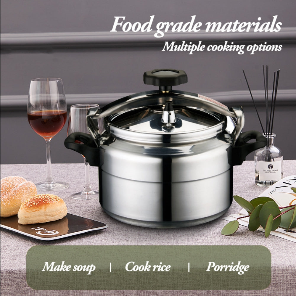 Pressure Cooker 7L Aluminum Pressure Pot, Large Explosion-Proof Stovetop Fast Cooker Pot for Canning