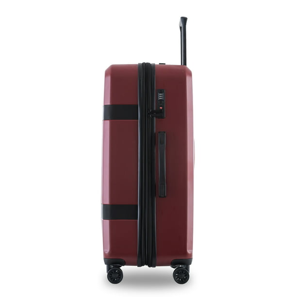 Pregoods Shop Luggage Sets New Model Expandable ABS+PC Hardshell Luggage Suitcase 3 Piece Sets with Spinner Wheels Lightweight TSA Lock (20/24/28), Red