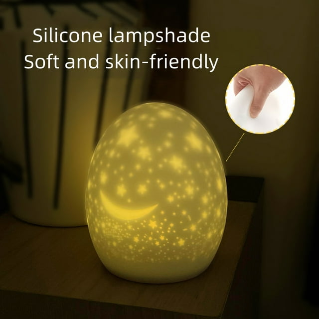 Star Projector Night Light for Kids, Star Galaxy Light Projector with 4 LED Bulbs, 360 Degree Rotating Moon Sky Night Lamp for Boys Girls Baby Sleep