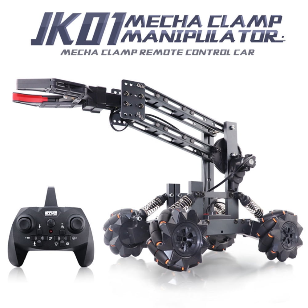 Smart Robot Arm Kit ,Remote Controlled 4WD High-speed Car ,Electronic Programming DIY Toy for Kids Ages 8+ Birthday Gifts for Boy/Girl.