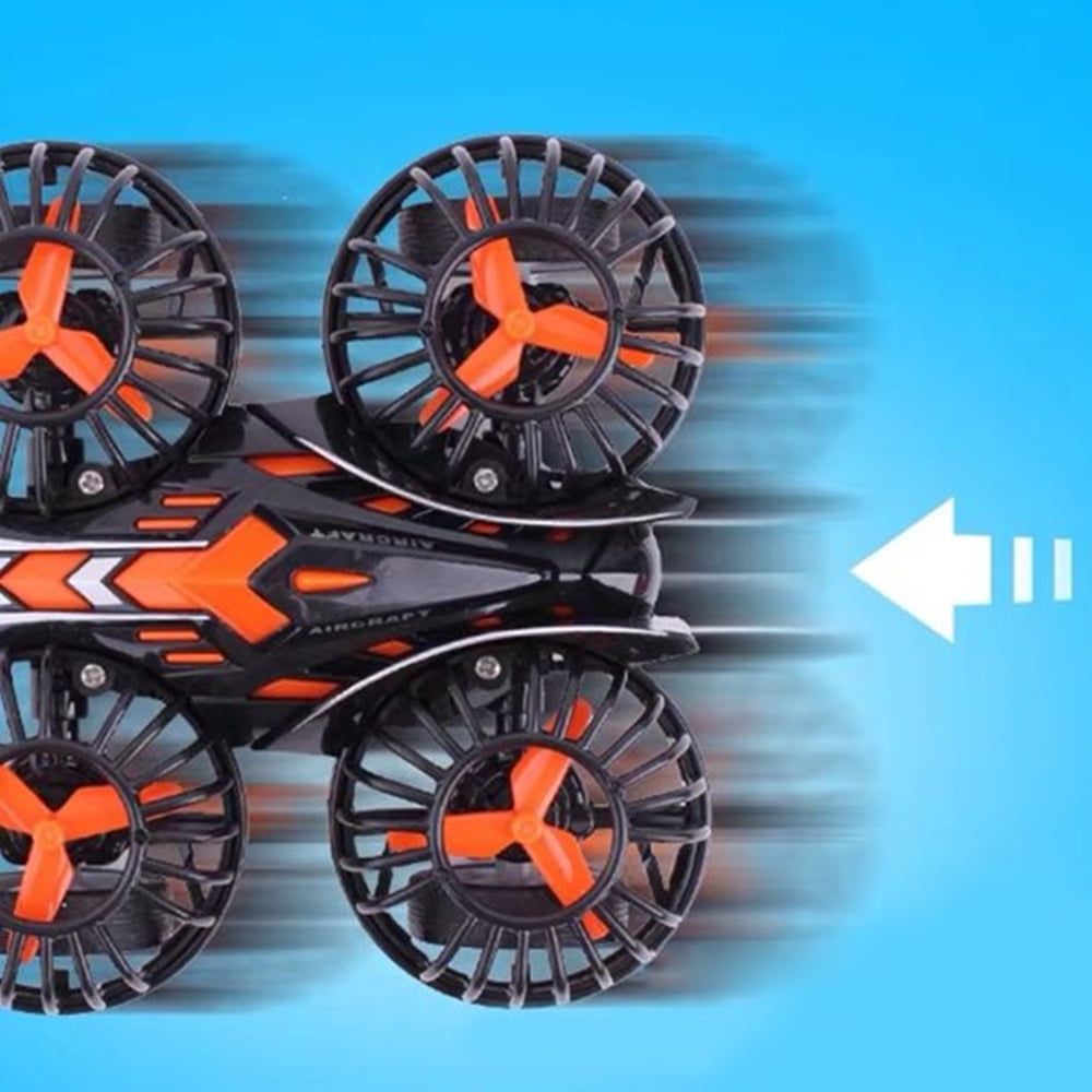 4 Propellers Inertia Four-axis Friction Powered Car Model Vehicle Aircraft , Inertia Car Friction Powered Car Toys Push and Go Toy Cars for Kids Powered Toys