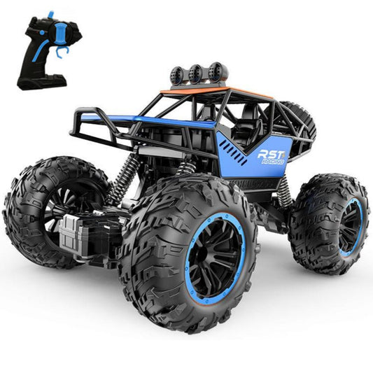 Alloy Off-Road Car, Remote Control 4WD High Speed Cars, 1:18 Scale RC Car Climbing Vehicle with LED Lights and Rechargeable Battery Gift for Adults Boys Kids