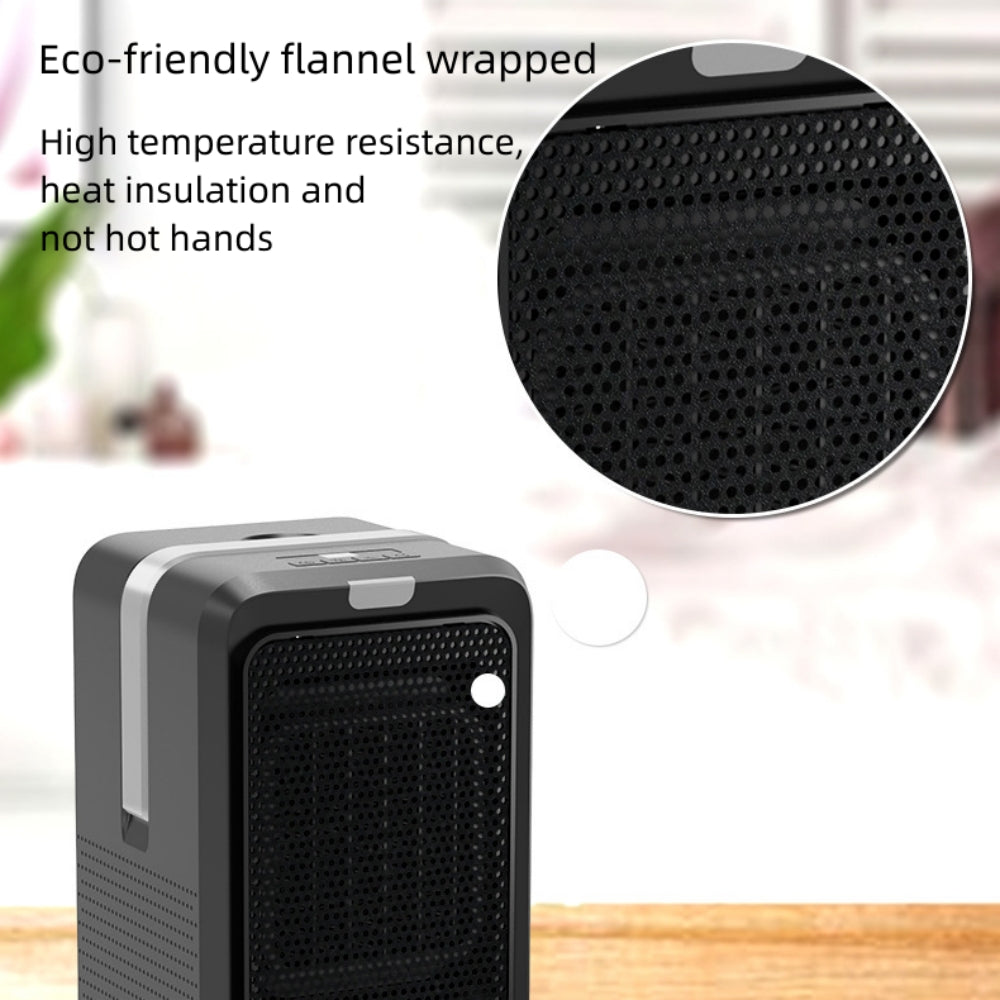 Portable Heater for Indoor Use, 1000W Ceramic Electric Space Heater with 90°Oscillation and Thermostat, 2 in 1 Cooling Heating Fan Combo for Office Home