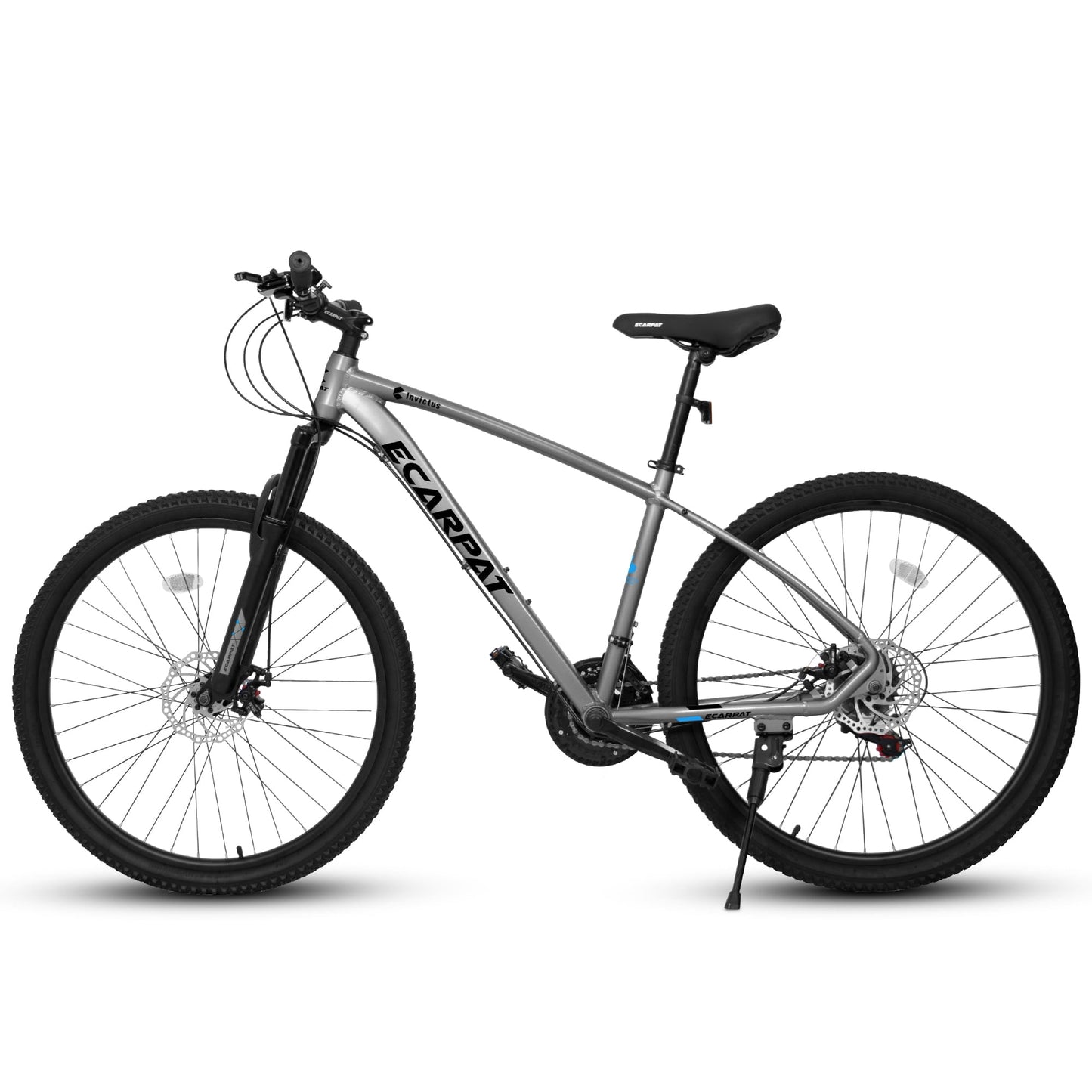 Tyethy 27 inch Mountain Bike for Men ,21 Speeds Adlut Bike Bicycles Aluminum Frame Disc-Brake ,Gray
