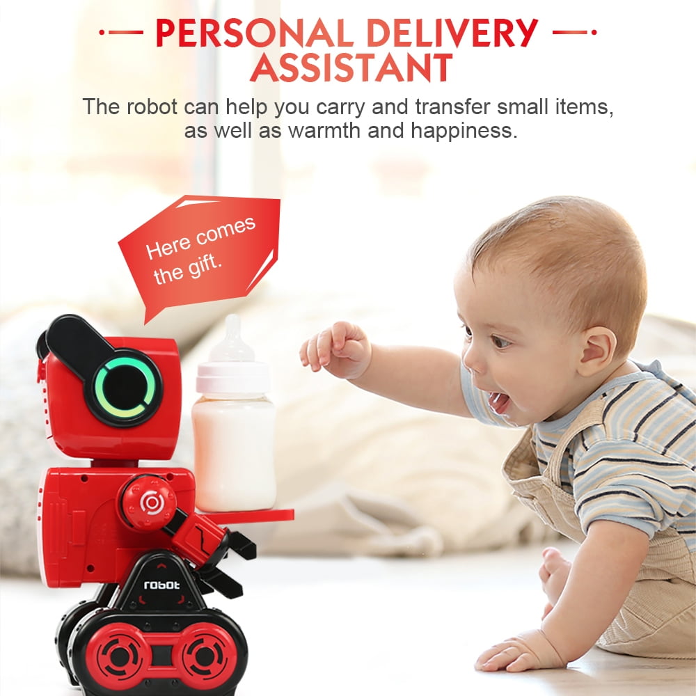 Robot Toys for Kids, Remote Control Robot Built-in Coin Bank Programmable Walking Talking Singing Dancing Robot Gift for Boys Girls