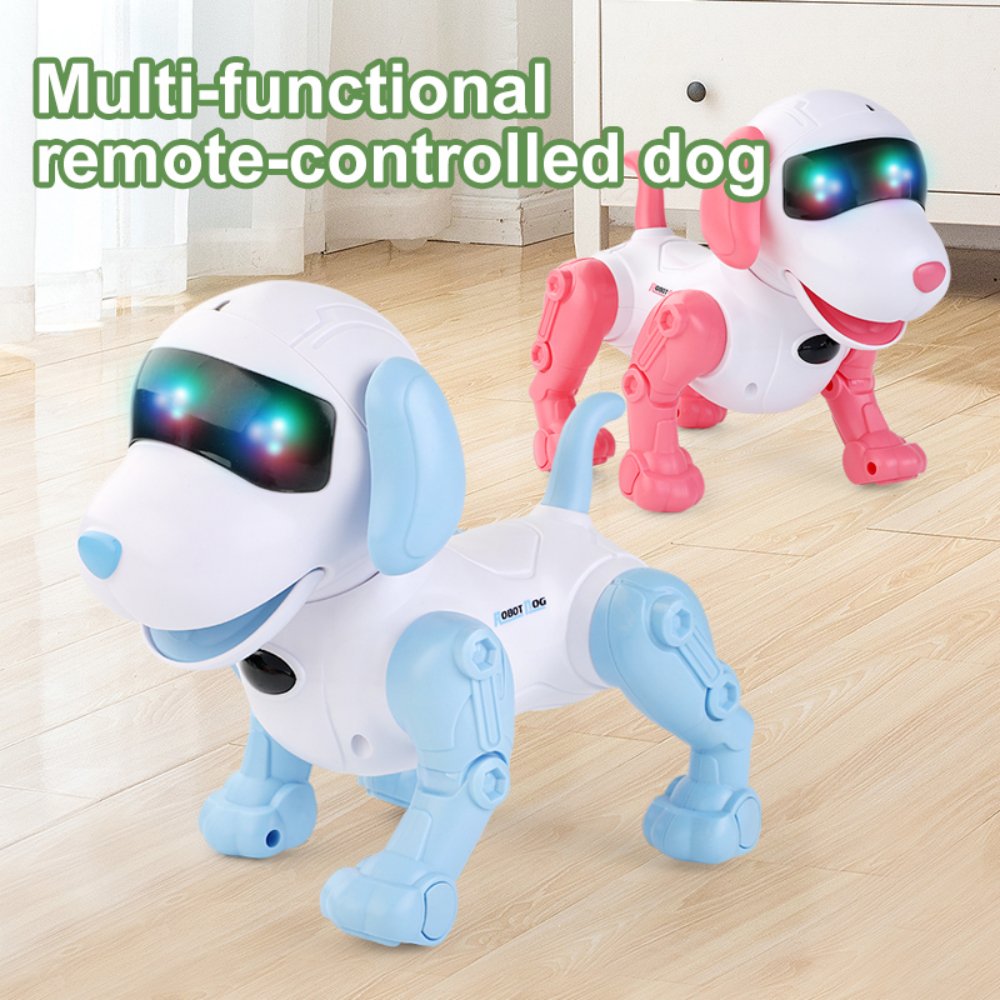 RC Robot Dog Toys for Kids Programming Singing Dancing Remote Control Robot Toys for Boys Girls Ages 3+