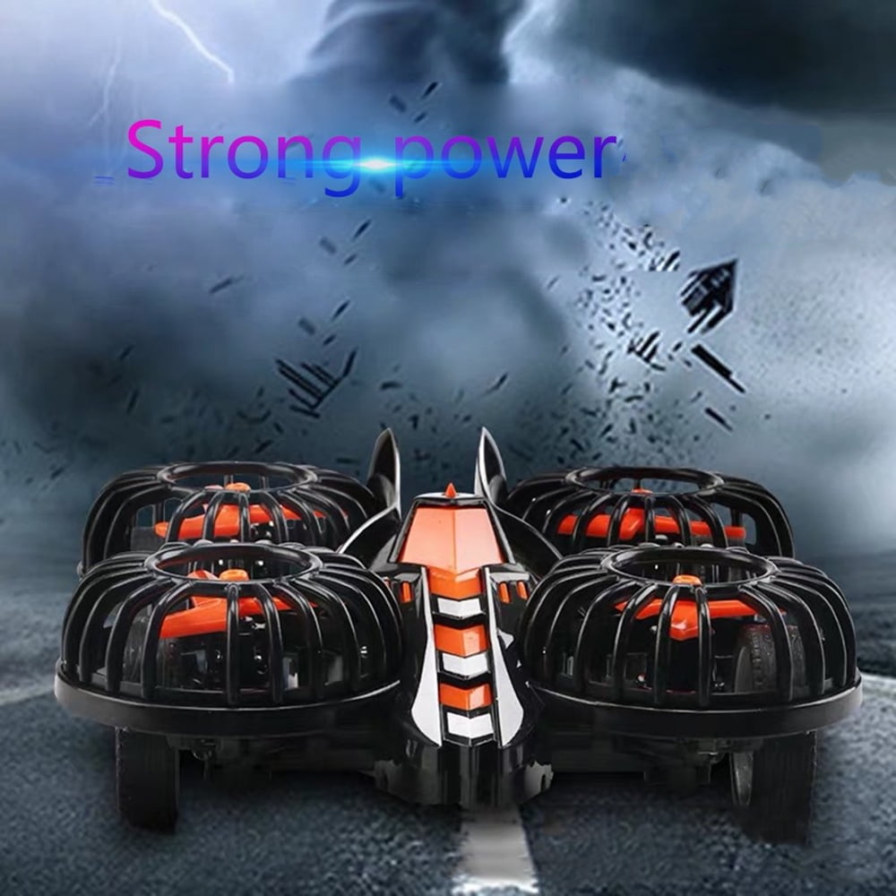 4 Propellers Inertia Four-axis Friction Powered Car Model Vehicle Aircraft , Inertia Car Friction Powered Car Toys Push and Go Toy Cars for Kids Powered Toys