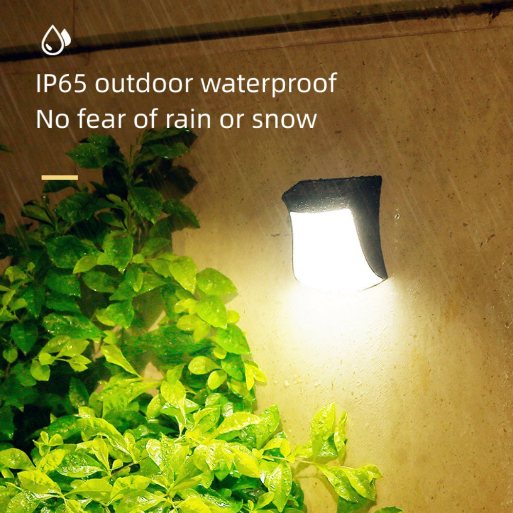 Solar Fence Lights Outdoor, 4 Pack Super Bright Solar Deck Lights, Wireless IP 65 Waterproof Solar Step Lights Wall Lights for Path Stair Yard Patio Driveway Lighting, White