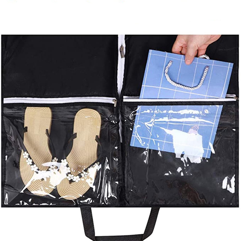 50 inch Hanging Garment Bag with Pocket for Travel,Suits,Tuxedos, Dresses,Coats