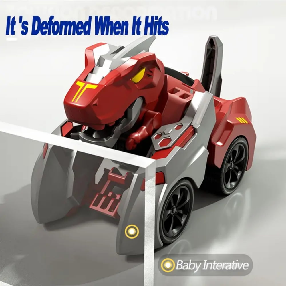 2 Pack Pull Back Cars Dinosaur Friction Powered Car Toys Pull Back Monster Trucks for 3 4 5 6 Toddlers Kids Boys Girls Gifts