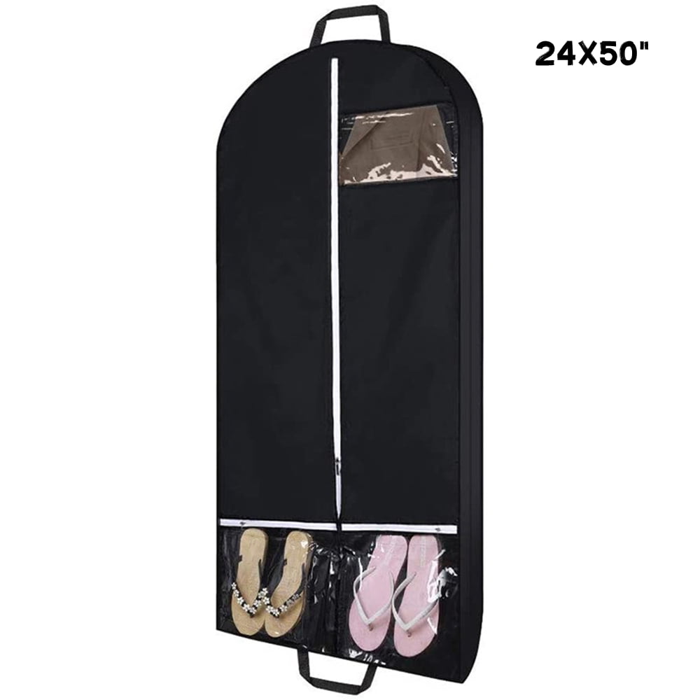 50 inch Hanging Garment Bag with Pocket for Travel,Suits,Tuxedos, Dresses,Coats