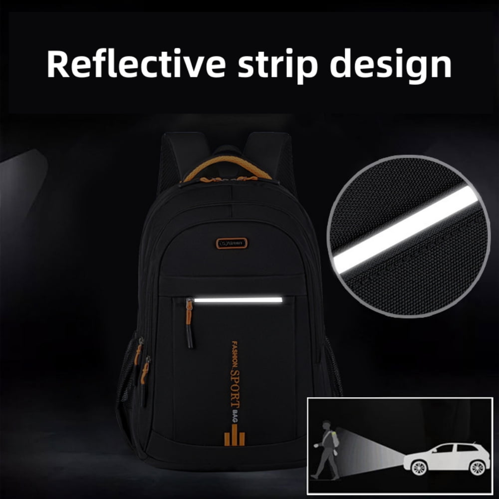Tyethy Travel Laptop Backpack for Men Women, Slim Business Backpack College School Backpack Fit 15.6" Laptop, Black