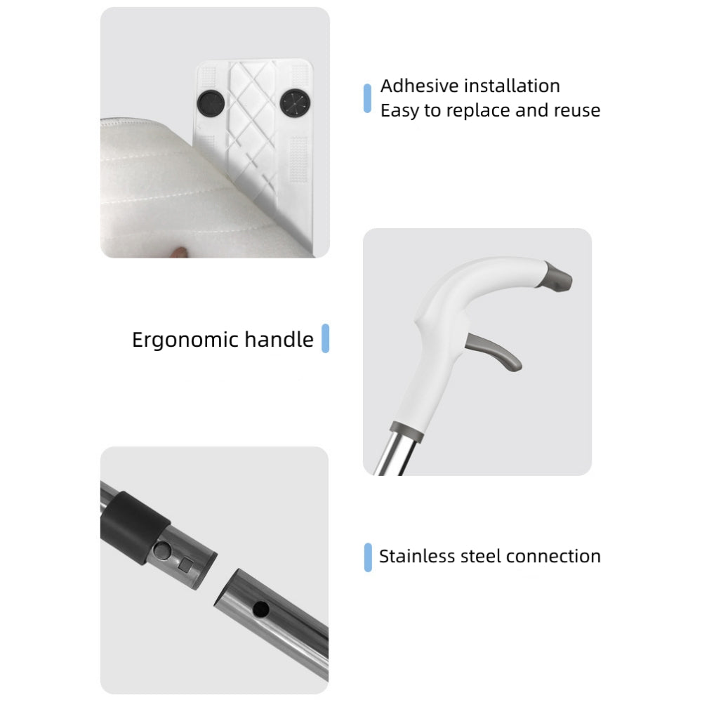 Spray Mop for Floors Cleaning, 360 Degree Rotatable Dry Wet Wood Floor Mop with 2 Pcs Washable Pads for Kitchen Hardwood Laminate Ceramic Tiles Dust