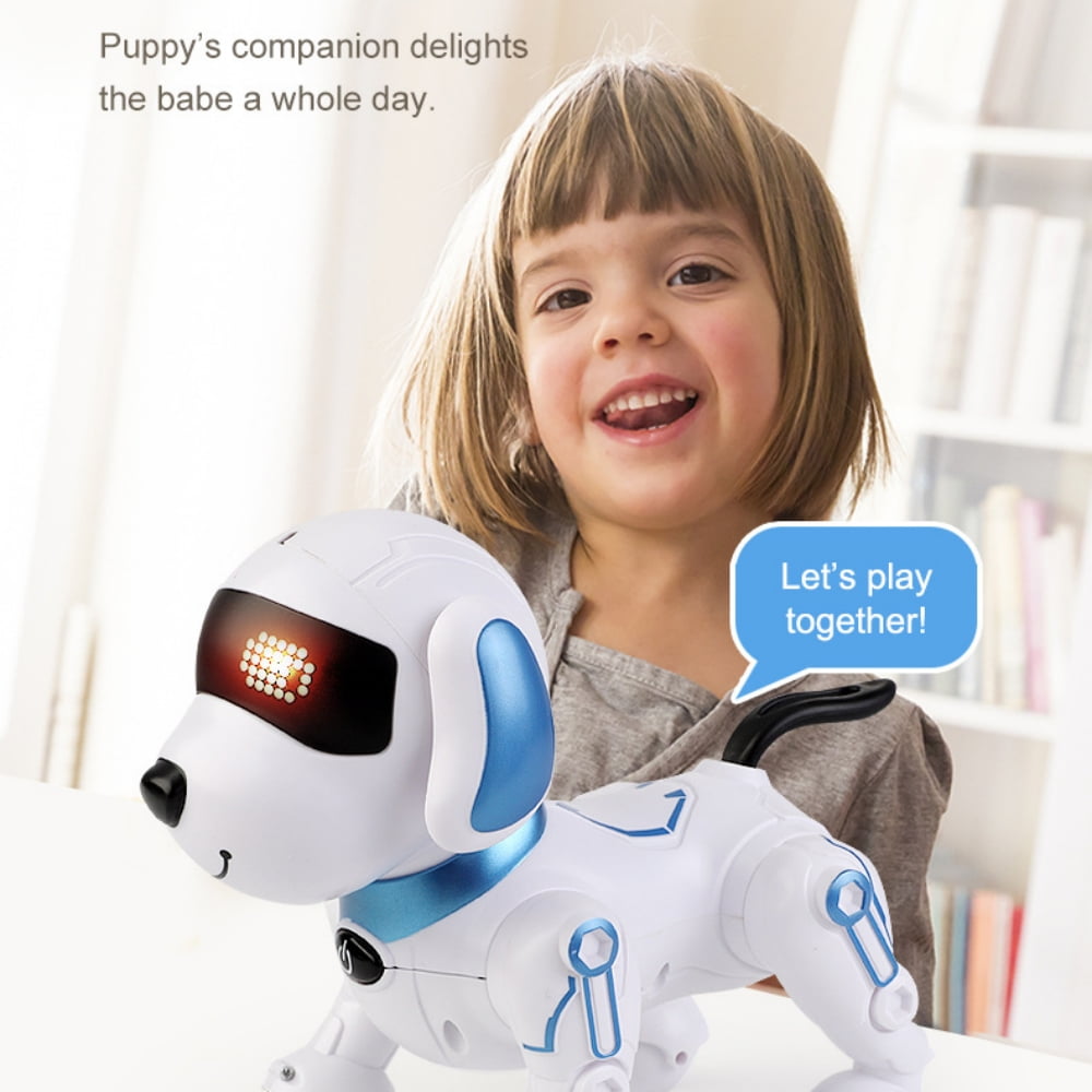 Interactive Remote Control Robot Dogs Toys for Kids, Programmable Dancing Handstand Robot Stunt Doggy Toy, Rc Dog, Gift for Girls & Boys Ages 2-10