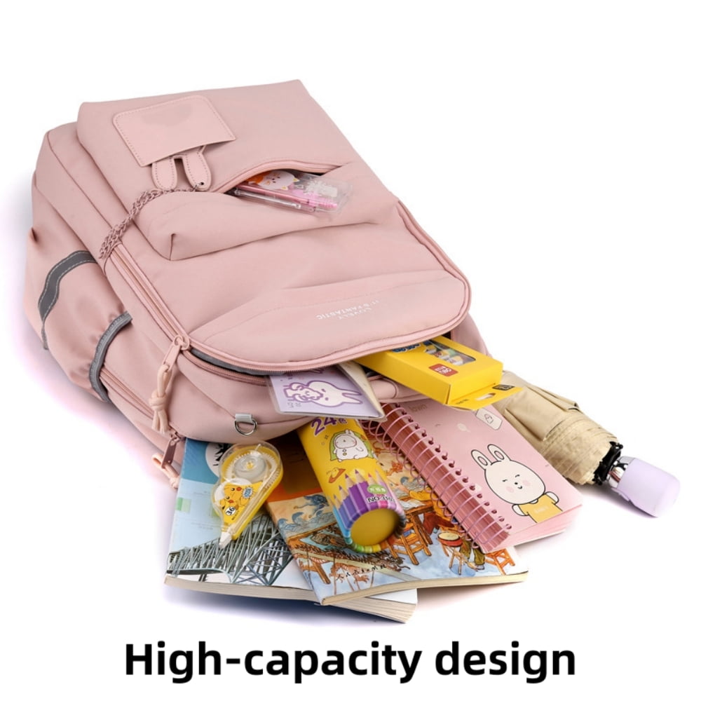 School Backpack for Girls, Kids School Bag for Teens Girls , Students Bookbag Gifts, Pink