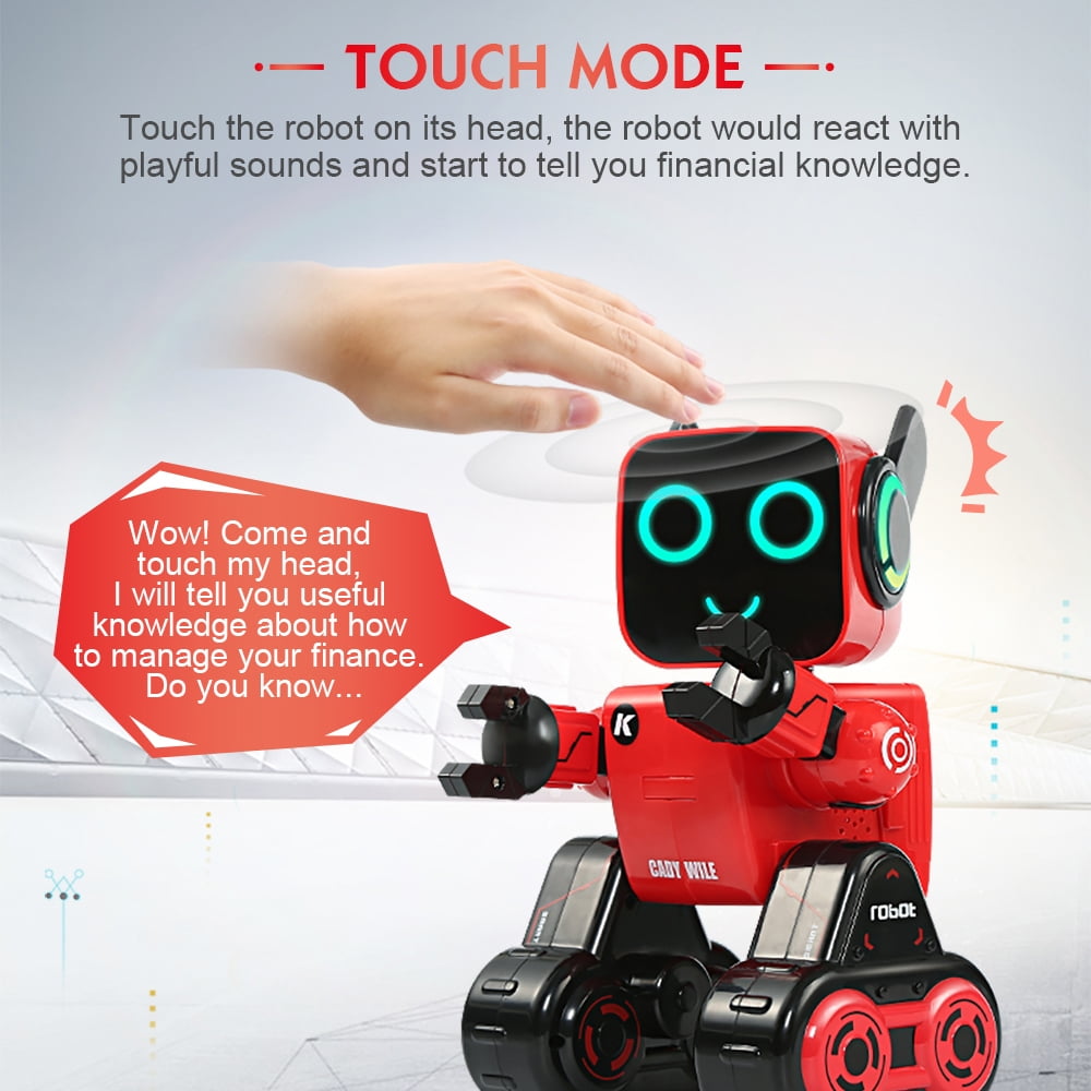 Robot Toys for Kids, Remote Control Robot Built-in Coin Bank Programmable Walking Talking Singing Dancing Robot Gift for Boys Girls