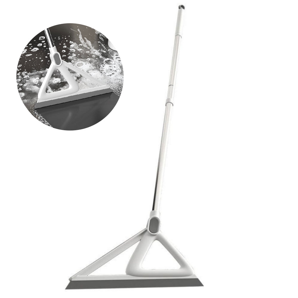 Tyethy Magic Broom Multifunction Squeegee Broom for Floor, 52" Long Handle Kitchens Cleaning Broom Pet Hair Remover