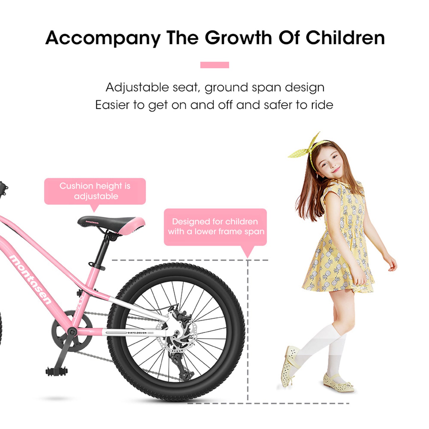 24" Youth Bike Kids Bike for Boys and Girls with Suspension Fork, 7-Speed Drivetrain