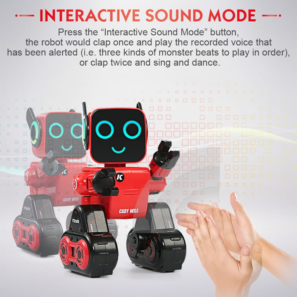 Robot Toys for Kids, Remote Control Robot Built-in Coin Bank Programmable Walking Talking Singing Dancing Robot Gift for Boys Girls