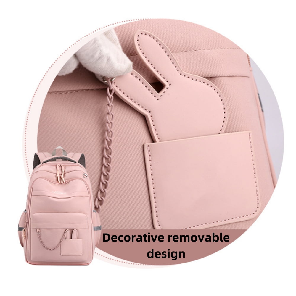School Backpack for Girls, Kids School Bag for Teens Girls , Students Bookbag Gifts, Pink