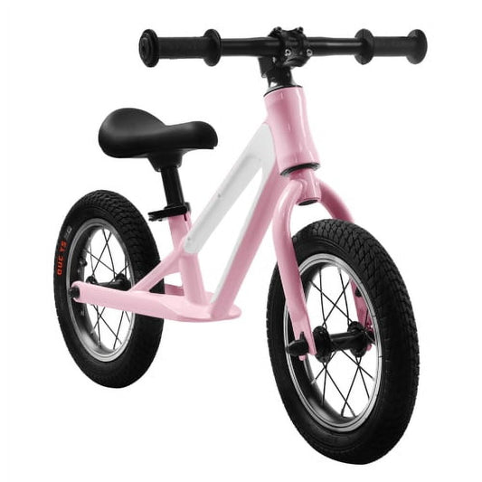 Balance Bike, Magnesium Alloy Frame Toddler Bike,Lightweight Sport Training Bicycle with 12" Rubber Foam Tires,Adjustable Seat for Kids Ages 1-5 Years Old.