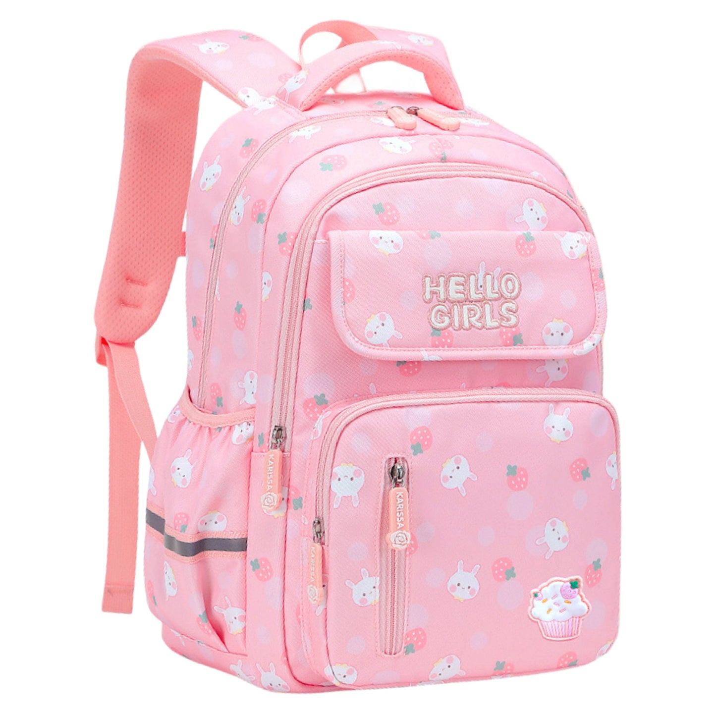 Girls Backpacks School Bags for Kids, Shoulder Children School Bookbags for Kids,Primary School Season Gift, Pink