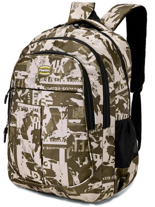 Juuar School Backpack for Boys, Lightweight School Bag, Casual Daypack Backpacks for Adult and Teen, Yellow