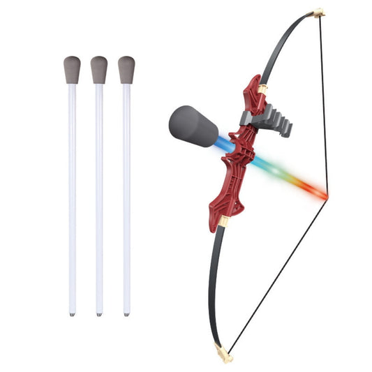 Kids Bow and Arrow Set, LED Light up Archery Toy Set with 3 Suction Cup Arrows,Indoor and Outdoor Toys for Children Boys Girls