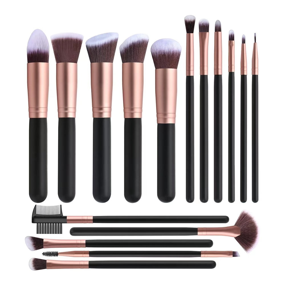 Makeup Brushes 16 Pcs Makeup Kit, Premium Synthetic Foundation Brush Eyeshadow Brush Make up Brushes Set