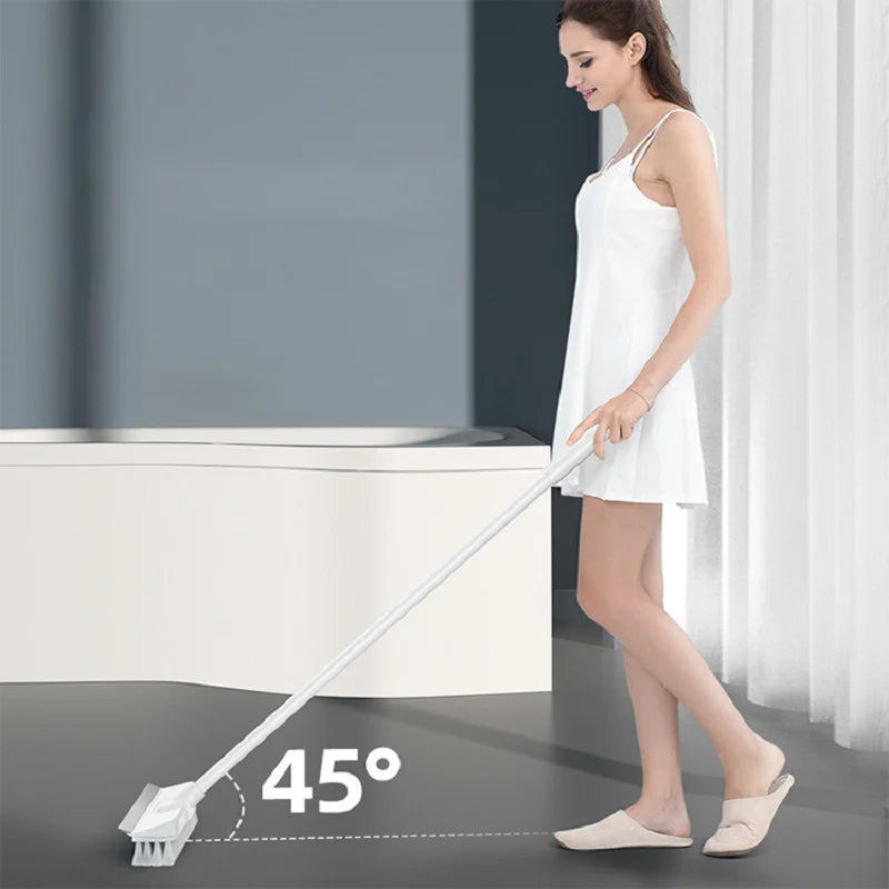 Multi-function Cleaning Brush Long-Handle Floor Brush And Scrape Deep Cleaning Stubborn Stains Kitchen Bathroom Glass Household