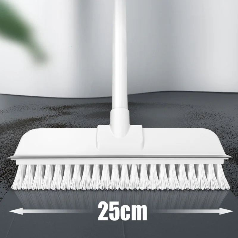 Multi-function Cleaning Brush Long-Handle Floor Brush And Scrape Deep Cleaning Stubborn Stains Kitchen Bathroom Glass Household