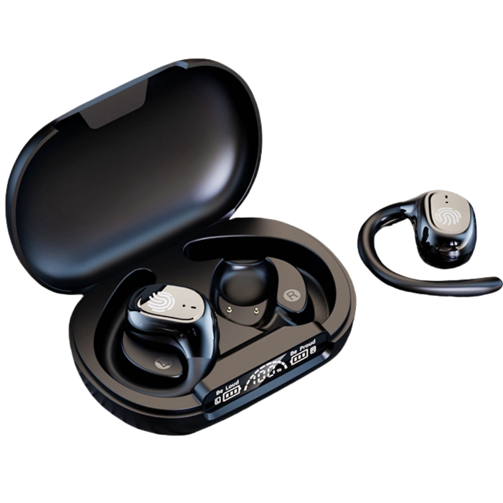 Raistyw Wireless Earbuds Bluetooth 5.4 Headphone Sport, 72H Playtime HD Stereo Noise Cancelling Earbuds, IPX5 Waterproof Headset for Workout/Running/Gym, Black