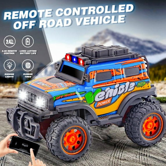 Raistyw Remote Control Car for Kids, 1:20 RC Cars off Road 2.4Ghz Monster Truck for Kids Adults Age 5 + Birthday Gifts (Red)