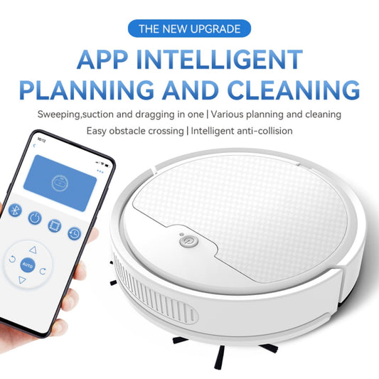 Robot Vacuum with App/Remote Control，1800Pa Strong Suction, for Pet Hair, Hard Floors and Carpets.
