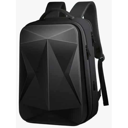 Travel Laptop Backpack, 17" Anti Theft Hard Shell Backpack with USB Charging Port, Waterproof Business Computer Backpack Work Bag for Men Women, Black