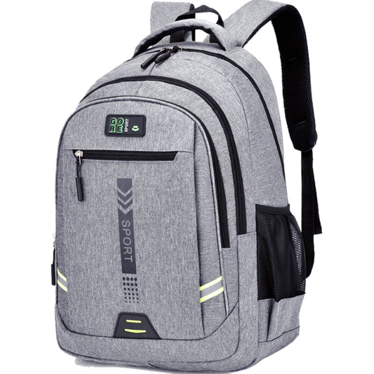 Waterproof Nylon Laptop Backpack 15.6 inch,Business Slim Durable Laptops Travel Backpacks with USB Charging Port,College School Computer Bag Gifts for Men and Women(Grey)
