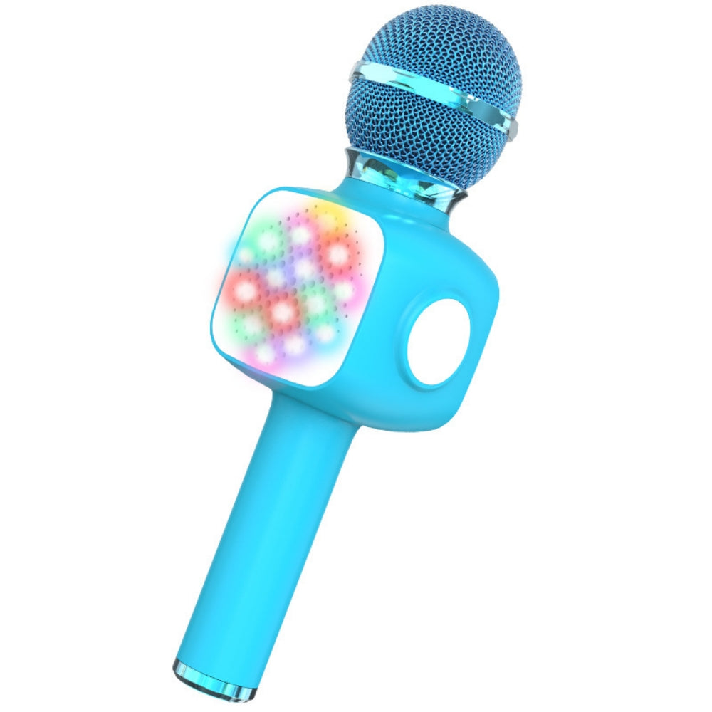Karaoke Microphone for Kids Adults, Wireless Bluetooth Karaoke Microphone for Singing, Portable Handheld Mic Speaker Machine, Gift for Children Adults Birthday Party, Home KTV, Blue