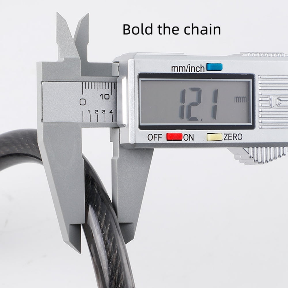 Bike Cable Lock with Combination, 4 Ft 5-digit Resettable Bicycle Cable Lock with Tail Lights and Mounting Bracket for Bikes and Scooters