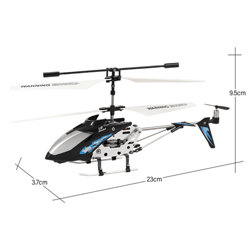 Baprem Remote Control Helicopter for Kids Beginners, 2.4GHz RC Helicopters with lights for Kids Beginners, 3.5 CH Aircraft Indoor Flying Toy for Boys Girls, Blue