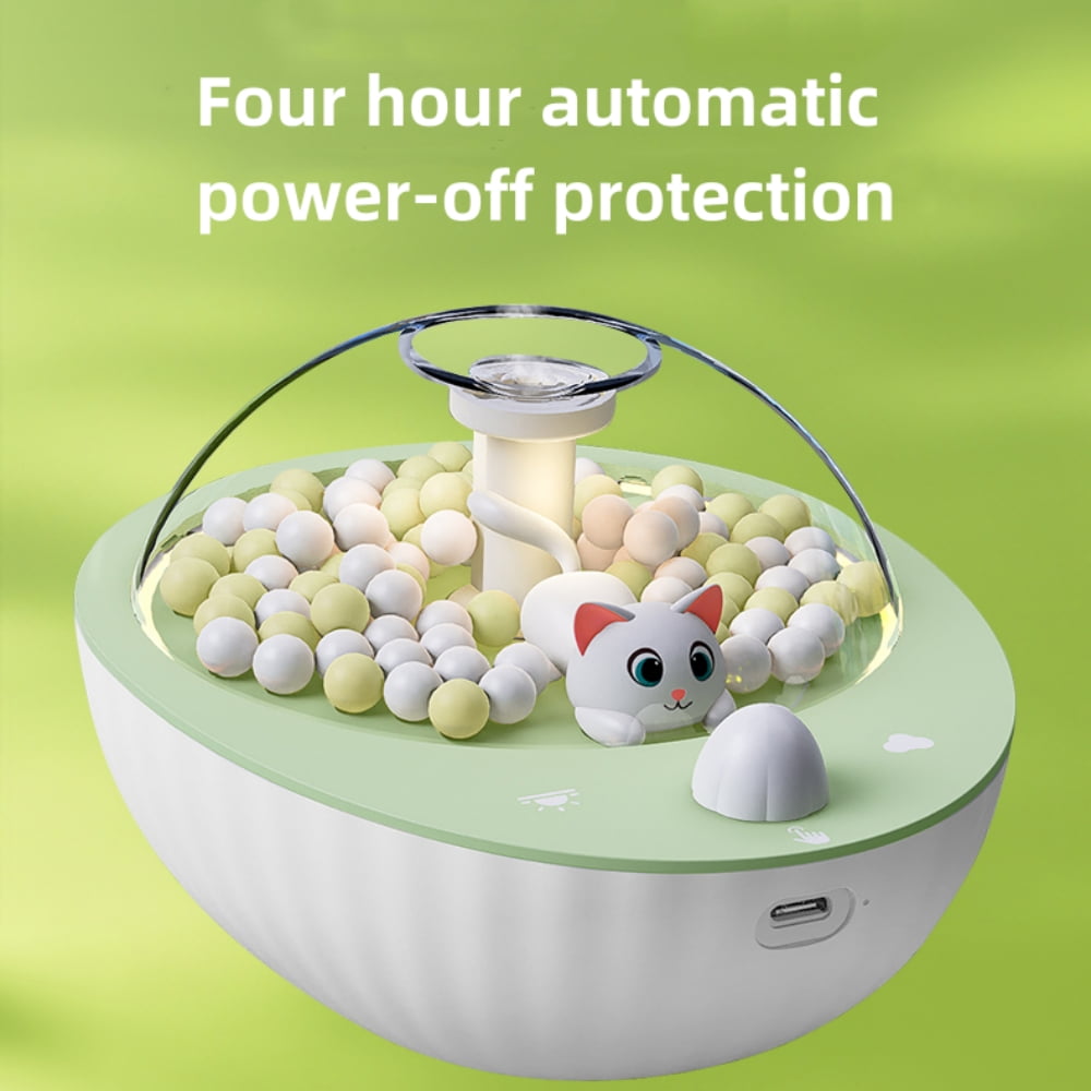 Humidifier for Bedroom, Ultra-quiet 30 dB, Essential Oil Diffuser for Home, Baby Nursery ,Nigh Light ,Touch Control, 8H Runtime, Multi-Color