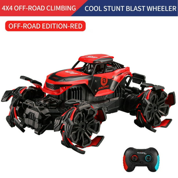 1:12 Scale 4WD Explosive Wheel RC Cars, 2.4GHz All-Terrain Off-Road Truck Toy Gifts for 8+ Boys & Girls,Provide 30+ Min Playtime